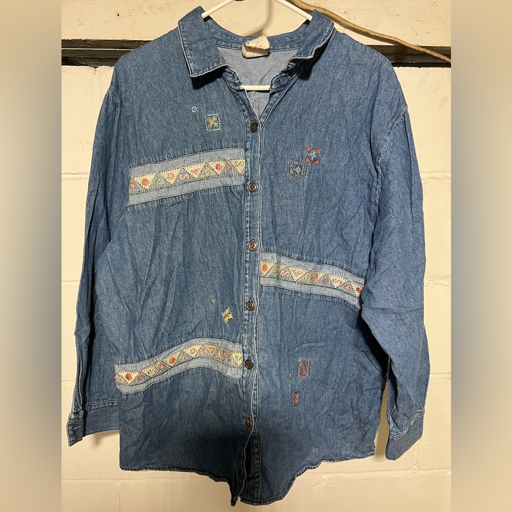 Vintage denim button up